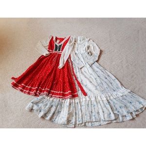 ☆ R E S E R V E D ☆ Gunne Sax RED sz 9 & blue sz 7